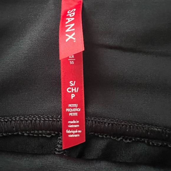 SPANX Black Faux Leather Leggings - Picture 4 of 6